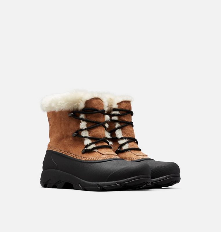 Womens Snow Boots Brown/Black - Sorel Angel™ Low - 952687-GHL